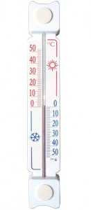 Термометр оконный ТБ-3-М1 исп.5д, (-50...+50), 20*3см, липучка