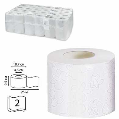 Бумага туалетная 25 м, VEIRO Professional (Система T4), комплект 48 шт., Premium, 2-слойная, T308 (арт. 127090)