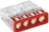 Wago 2273-244 4Х(0,5-2,5Мм2) Клеммная Колодка Н/Г Cu/Al Контактная Паста 450В (арт. 388486)