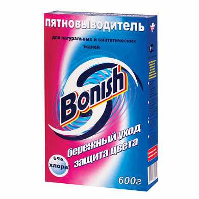 Средство для удаления пятен 600 г, BONISH (Бониш) "Бережный уход и защита цвета", без хлора (арт. 603905) купить в интернет-магазине ТОО Снабжающая компания от 490 T, а также и другие Отбеливатели, удаление пятен на сайте dulat.kz оптом и в розницу