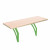 Полка боковая парты ДЭМИ СУТ.14,15,17, 750х250 мм, каркас зеленый, ЛДСП клен, СУТ.14.230 (арт. 531673) купить в интернет-магазине ТОО Снабжающая компания от 16 072 T, а также и другие Учебная мебель для дома на сайте dulat.kz оптом и в розницу
