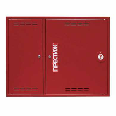 Шкаф пожарный ПРЕСТИЖ-02, навесной, закрытый, красный, 531-02 (арт. 290946)