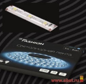 ЭРА Лента св/д 12V 9.6W/m 120Led/m IP20 Красный 5м (интерьерная) SMD3528 LS3528-120LED-IP20-R (арт. 381065)
