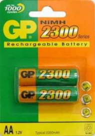 Ак-р GP R6 2300mAh 230AAHC/R6 Ni-MH BL2 (арт. 10689)