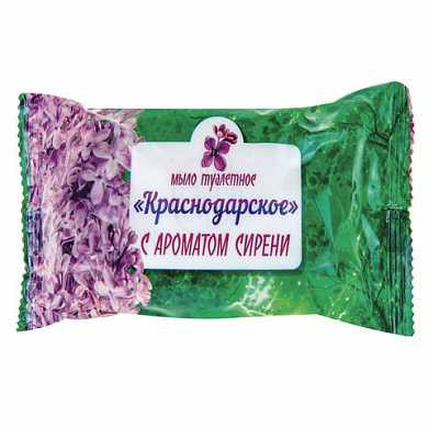 Мыло туалетное 100 г, Краснодарское, (Меридиан), "Сирень" (арт. 604048) купить в интернет-магазине ТОО Снабжающая компания от 196 T, а также и другие Мыло туалетное кусковое на сайте dulat.kz оптом и в розницу