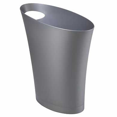 Контейнер мусорный Skinny серебристый (арт. 082610-560) купить в интернет-магазине ТОО Снабжающая компания от 8 918 T, а также и другие Корзины для мусора на сайте dulat.kz оптом и в розницу