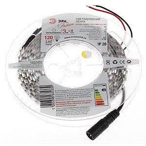 ЭРА Лента св/д 12V 9.6W/m 120Led/m IP20 Теплый белый 3м (интер.) SMD3528 LS3528-120LED-IP20-WW ECO (арт. 485420) купить в интернет-магазине ТОО Снабжающая компания от 4 606 T, а также и другие Светодиодные ленты на сайте dulat.kz оптом и в розницу