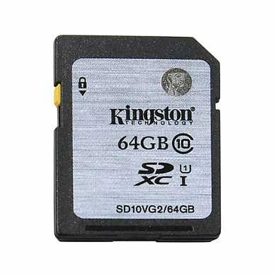 Карта памяти SDXC, 64 GB, KINGSTON, UHS-I U1, 45 Мб/сек. (class 10), SD10VG2/64GB (арт. 512306) купить в интернет-магазине ТОО Снабжающая компания от 30 968 T, а также и другие SD карты на сайте dulat.kz оптом и в розницу