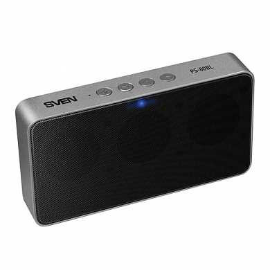 Колонка портативная SVEN PS-80BL, 1.0, 6 Вт, Bluetooth, FM-тюнер, microSD, MP3-плеер, черная, SV-014919 (арт. 512602) купить в интернет-магазине ТОО Снабжающая компания от 50 477 T, а также и другие Компьютерные колонки на сайте dulat.kz оптом и в розницу