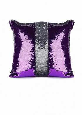 Подушка декоративная «Русалка» цвет фиолетовый/серебро (арт. TD 0479)