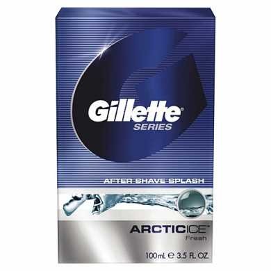 Лосьон после бритья 100 мл, GILLETTE (Жиллет) Series, "Arctic Ice", бодрящий, для мужчин (арт. 602810)