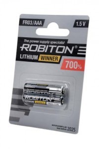 Э/п Robiton WINNER FR03 BL2 (арт. 526154) купить в интернет-магазине ТОО Снабжающая компания от 1 568 T, а также и другие R03/AAA 286 батарейки (мизинчиковые) на сайте dulat.kz оптом и в розницу
