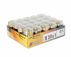Э/п Ansmann X-POWER 5015701 LR20 bulk, в упак 20 шт (арт. 626057) купить в интернет-магазине ТОО Снабжающая компания от 2 009 T, а также и другие R20/D 373 батарейки на сайте dulat.kz оптом и в розницу