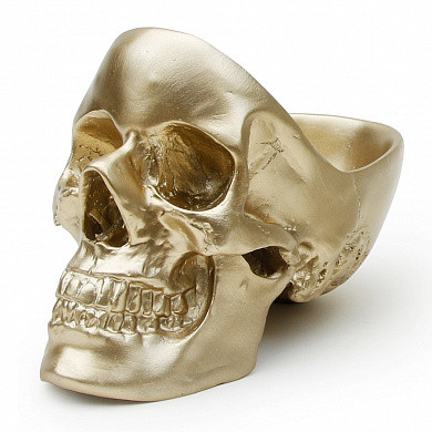 Органайзер для мелочей Skull, золотой (арт. SK TIDYSKULL3)