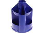 ПОДСТАВКА Д/КАНЦЕЛЯРСКИХ ПРИНАДЛЕЖНОСТЕЙ "MINI DESK" ВРАЩАЮЩИЙСЯ БЕЗ НАПОЛНЕНИЯ СИНИЙ (СТАММ)