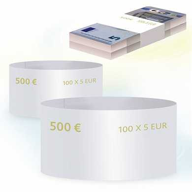 Бандероли кольцевые, комплект 500 шт., номинал 5 евро (арт. 603763)