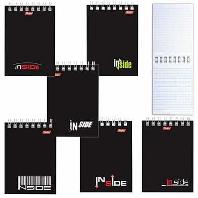 Блокнот А7, 40 л., гребень, HATBER, "INSIDE" ("Офисный стиль"), 75х105 мм, 40Б7C1гр 1622, ВО1189 (арт. 121773) купить в интернет-магазине ТОО Снабжающая компания от 147 T, а также и другие Блокноты и записные книжки на сайте dulat.kz оптом и в розницу