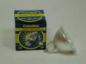 Лампа галогенная Camelion Jcdr Gx5.3 230V 50W 50Mm (арт. 11216)