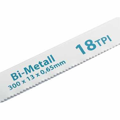 Полотна для ножовки по металлу, 300 мм, 18TPI, BIM, 2 шт. GROSS (арт. 77730)