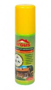 ARGUS Лосьон-спрей универс. От комаров, клещей, мошек, москитов, мокрецов, слепней 150мл A-13