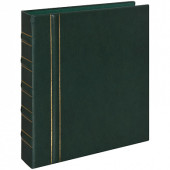 Альбом для монет OfficeSpace "Optima-Standard" 230*270 на кольцах, зеленый, 10л., иск. кожа (арт. 227315)