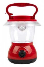 Фонарь кемпинговый Smartbuy SBF-30-R, 12 LED 2.4W, аккумулятор 4В 1.8Ач, красный, пластик/металл, з/у 220В (арт. 582582)