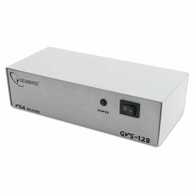 Разветвитель видеосигнала VGA GEMBIRD,15F/15F, 1 ПК на 8 мониторов, каскадируемый, GVS128 (арт. 511961)