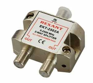 Splitter На 2Tv 5-2500 Mhz 05-6201 (Спутник) (арт. 233858)