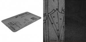 Коврик придверный Vortex "Счастливый дом", влаговпитывающий, 50х80см, высота ворса 0.4см, п/э, подложка ПВХ, серый, 22396 (арт. 637316) купить в интернет-магазине ТОО Снабжающая компания от 2 352 T, а также и другие Придверные коврики на сайте dulat.kz оптом и в розницу