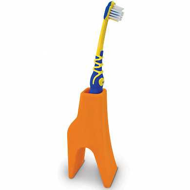 Держатель для зубной щетки Giraffe оранжевый (арт. j-me 061) купить в интернет-магазине ТОО Снабжающая компания от 8 722 T, а также и другие Аксессуары для детей на сайте dulat.kz оптом и в розницу