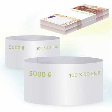 Бандероли кольцевые, комплект 500 шт., номинал 50 евро (арт. 603766)