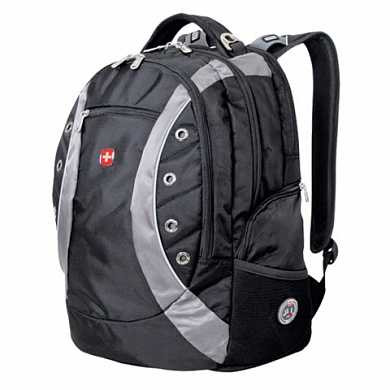 Рюкзак WENGER, универсальный, черно-серый, "Zoom", 32 л, 36х21х47 см, 1191215 (арт. 225801)
