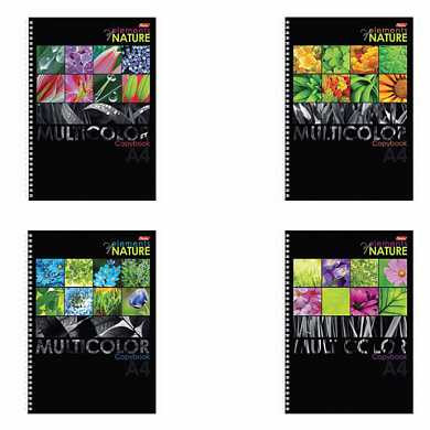Тетрадь 96 л., А4, HATBER, гребень, клетка, выборочный лак, "Multicolor", 96Т4вмВ3гр, T213698 (арт. 402925) купить в интернет-магазине ТОО Снабжающая компания от 1 078 T, а также и другие Тетради формата А4 на сайте dulat.kz оптом и в розницу