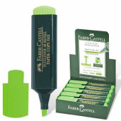 Текстмаркер FABER-CASTELL, толщина письма 1-5 мм, флуоресцентный зелёный, FC154863 (арт. 150375)