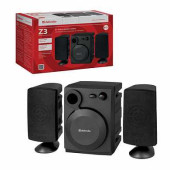 Колонки DEFENDER Z3, 2.1, 4 Вт, питание от USB, пластик, черные, 65507 (арт. 511886)