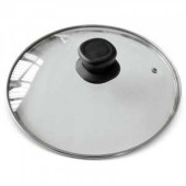 Крышка Mallony Vetro, диаметр 20см, стекло/металл/пластик, металлический обод, паровыпуск, 987026 (арт. 648482)