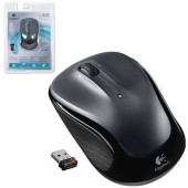 Мышь беспроводная LOGITECH M325, 2 кнопки + 1 колесо-кнопка, оптическая, черная, 910-002142 (арт. 510672)