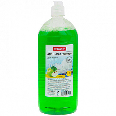Средство для мытья посуды OfficeClean "Яблоко", пуш-пул, 1л (арт. 230188) купить в интернет-магазине ТОО Снабжающая компания от 686 T, а также и другие Профессиональные средства для мытья посуды на сайте dulat.kz оптом и в розницу Средство для мытья посуды OfficeClean "Яблоко", пуш-пул, 1л (арт. 230188) купить в интернет-магазине ТОО Снабжающая компания от 686 T, а также и другие Профессиональные средства для мытья посуды на сайте dulat.kz оптом и в розницу