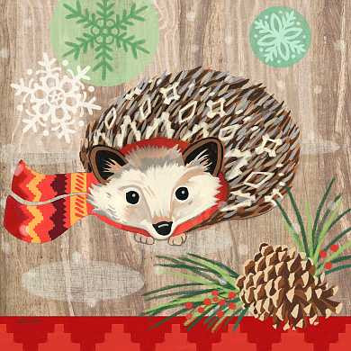 Салфетки бумажные Hedgehog with scarf 20 шт. (арт. 3332099)