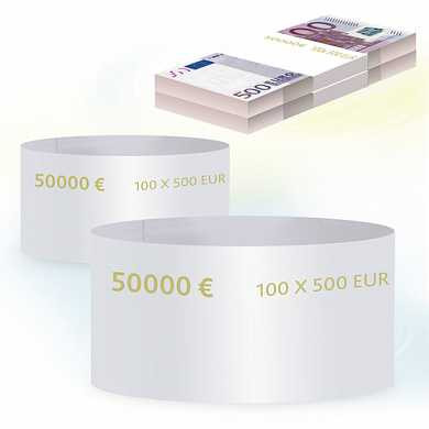 Бандероли кольцевые, комплект 500 шт., номинал 500 евро (арт. 603769)