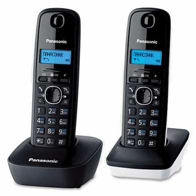Радиотелефон PANASONIC KX-TG1612RU1 + дополнительная трубка, память 50 номеров, АОН, будильник, радиус 10 - 100 м, цвет серый (арт. 260483) купить в интернет-магазине ТОО Снабжающая компания от 50 617 T, а также и другие Радиотелефоны на сайте dulat.kz оптом и в розницу