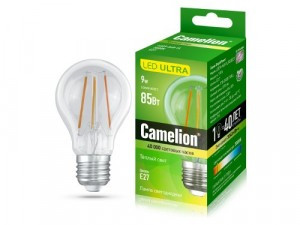 Camelion LED9-A60-FL/830/E27 (Эл.лампа светодиодная 9Вт 220В) (кратно 10) (арт. 663842)