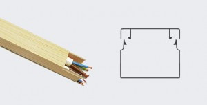 T-plast кабель-канал ПВХ 25х16 с текстурой дерева сосна 3D 2м (цена за 1м) 50-01-007-0005 (арт. 326585)