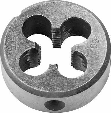 Плашка ЗУБР "ЭКСПЕРТ" круглая машинно-ручная для нарезания метрической резьбы, мелкий шаг, М12 x 1,5 (арт. 4-28023-12-1.5)