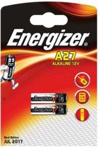 Батарейка Energizer 27A 12V Bl2 (арт. 507132) купить в интернет-магазине ТОО Снабжающая компания от 1 568 T, а также и другие Батарейки для сигнализации на сайте dulat.kz оптом и в розницу
