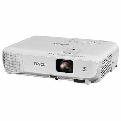 Проектор EPSON EB-S05, LCD, 800х600, 4:3, 3200 лм, 15000:1, 2,5 кг, V11H838040 (арт. 354024)