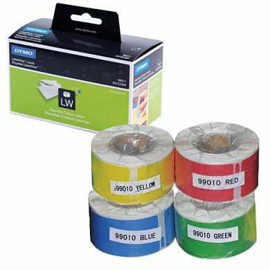 Картридж для принтеров этикеток DYMO Label Writer, этикетка 28х89 мм, в рулоне, 130 шт./рулоне, комплект 4 рулона, ассорти, S0722380 (арт. 362152) купить в интернет-магазине ТОО Снабжающая компания от 65 121 T, а также и другие Картриджи для принтеров этикеток на сайте dulat.kz оптом и в розницу