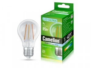 Camelion LED9-A60-FL/845/E27 (Эл.лампа светодиодная 9Вт 220В) (кратно 10) (арт. 663843)