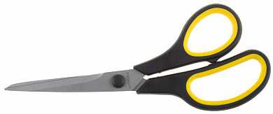 Ножницы STAYER "MASTER" хозяйственные, изогнутые, двухкомпонентные ручки, 195мм (арт. 40466-19)