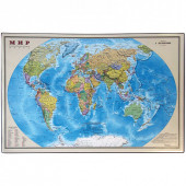 Настольное покрытие OfficeSpace "Карта мира", 38*59см (арт. 194915)